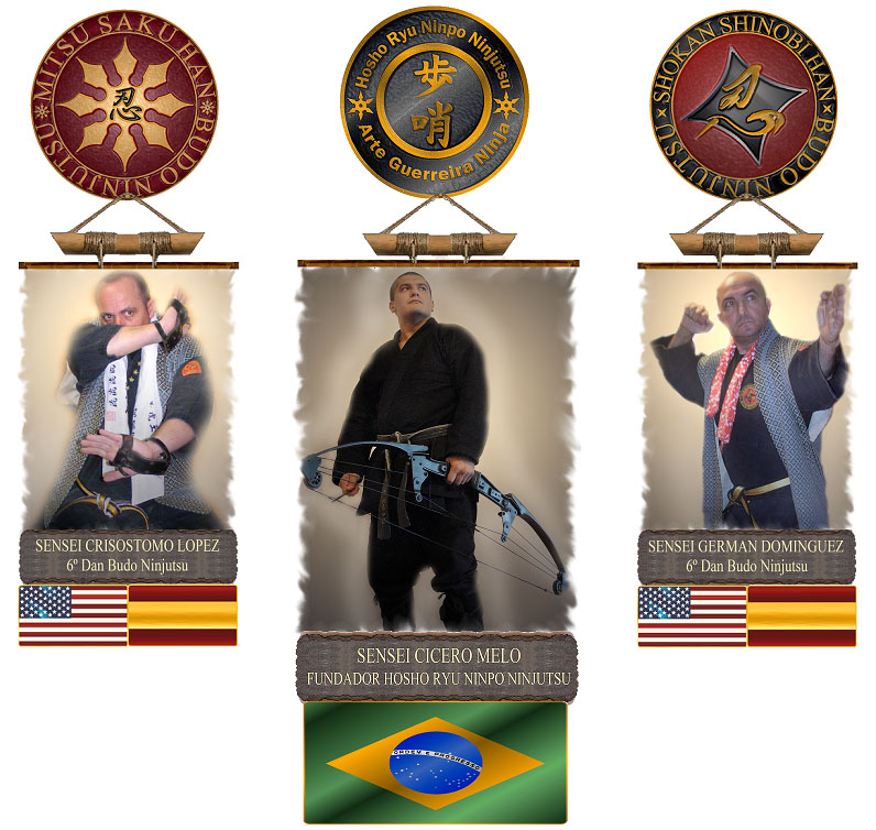 Ninjutsu, Ninjitsu, Curso de Defesa Pessoal, Armas Japonesas, Hosho Ryu Ninpo